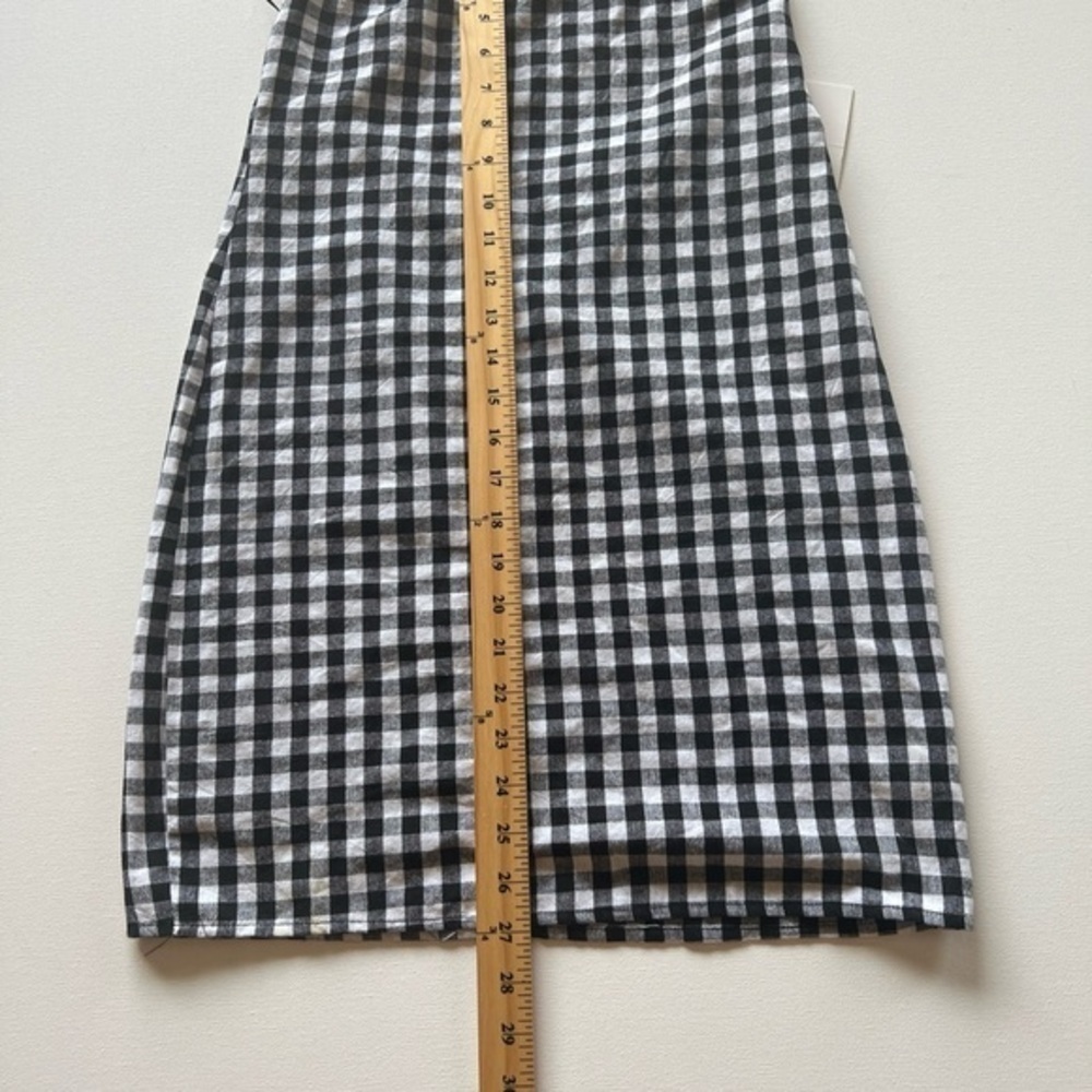 NWT Reverse Sleeveless Checkered Dress Size Medium (A2) - Picture 2 of 5